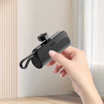 Mini Pocket Capsule Power Bank 20W Fast Charging Portable Charger For IPhone&Android Phone Pad 9000000mAh